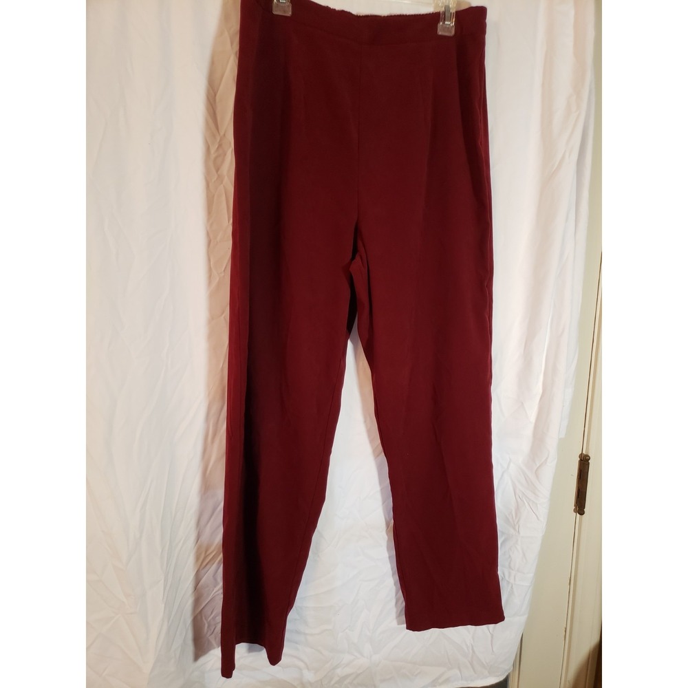 Women's Helene Blake Maroon Dress Pants Size 16 (H210)